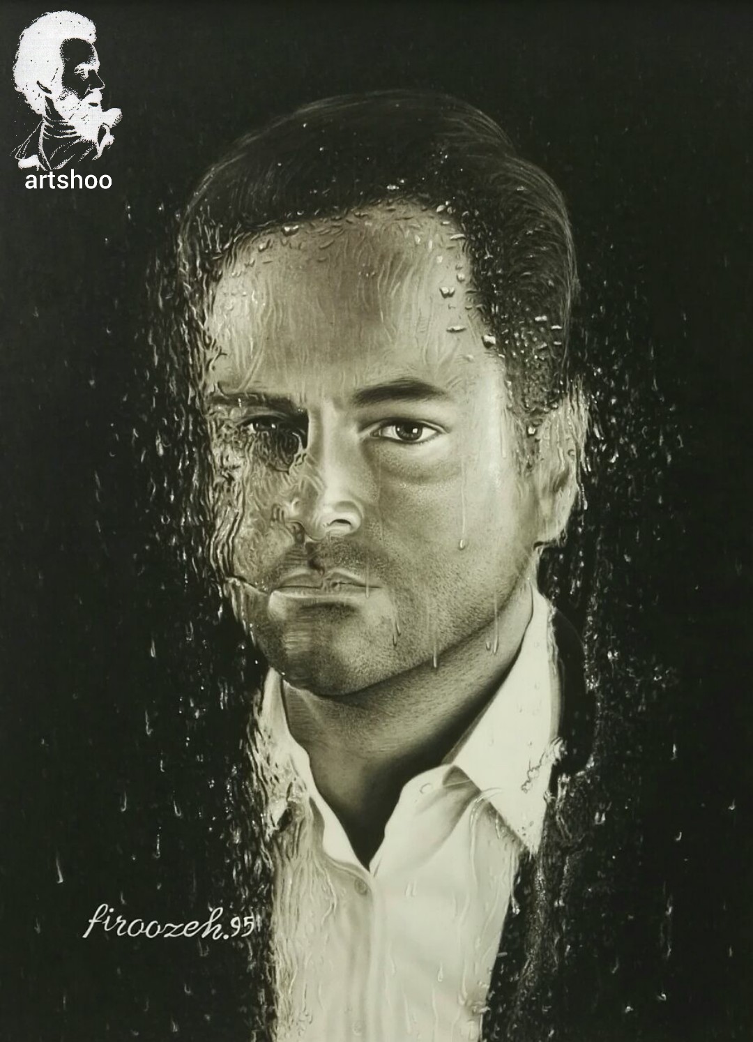 نقاشی سیاه قلم اورژینال